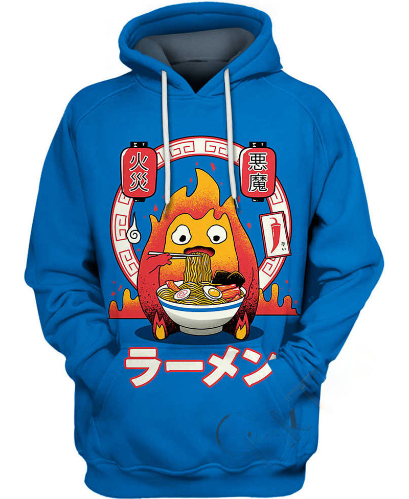 Fire Demon Ramen Hoodie 3D