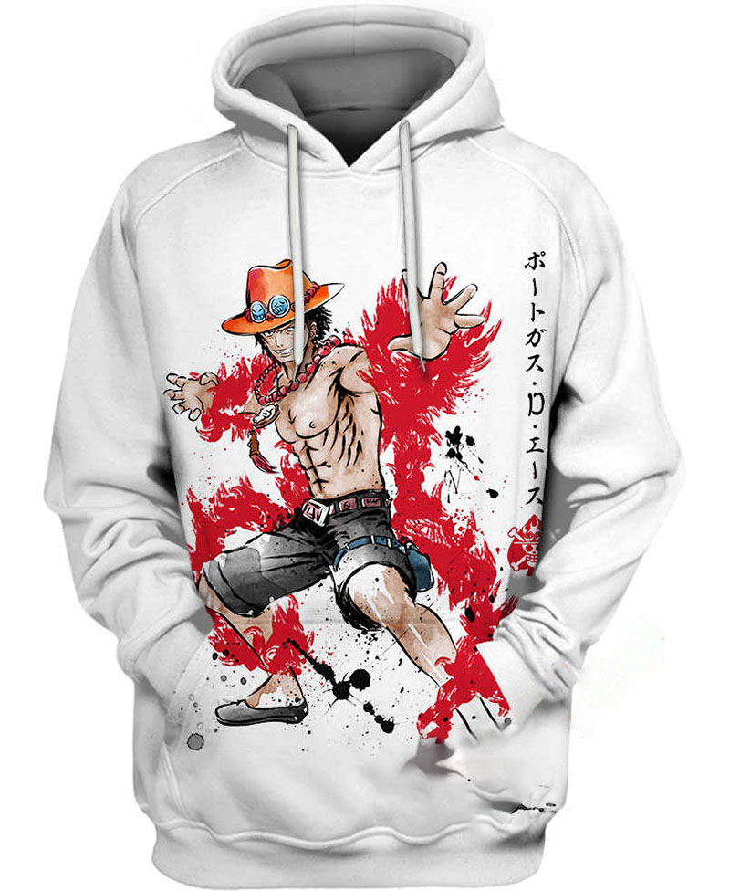 Fire Fist Ace Hoodie 3D