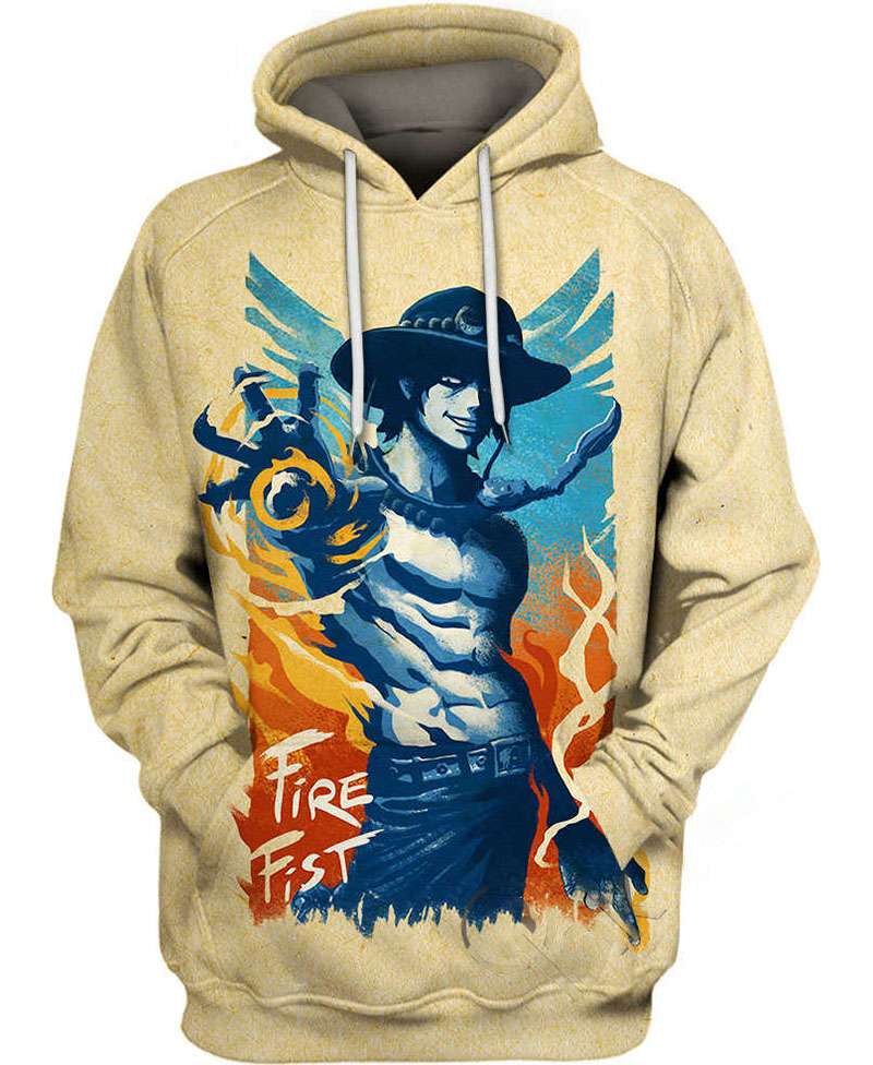 Fire Fist Ace Hoodie 3D
