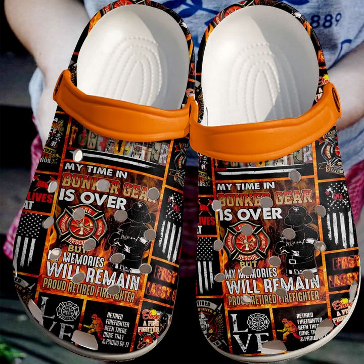 Firefighter First In Last Out Crocs Clog Shoes