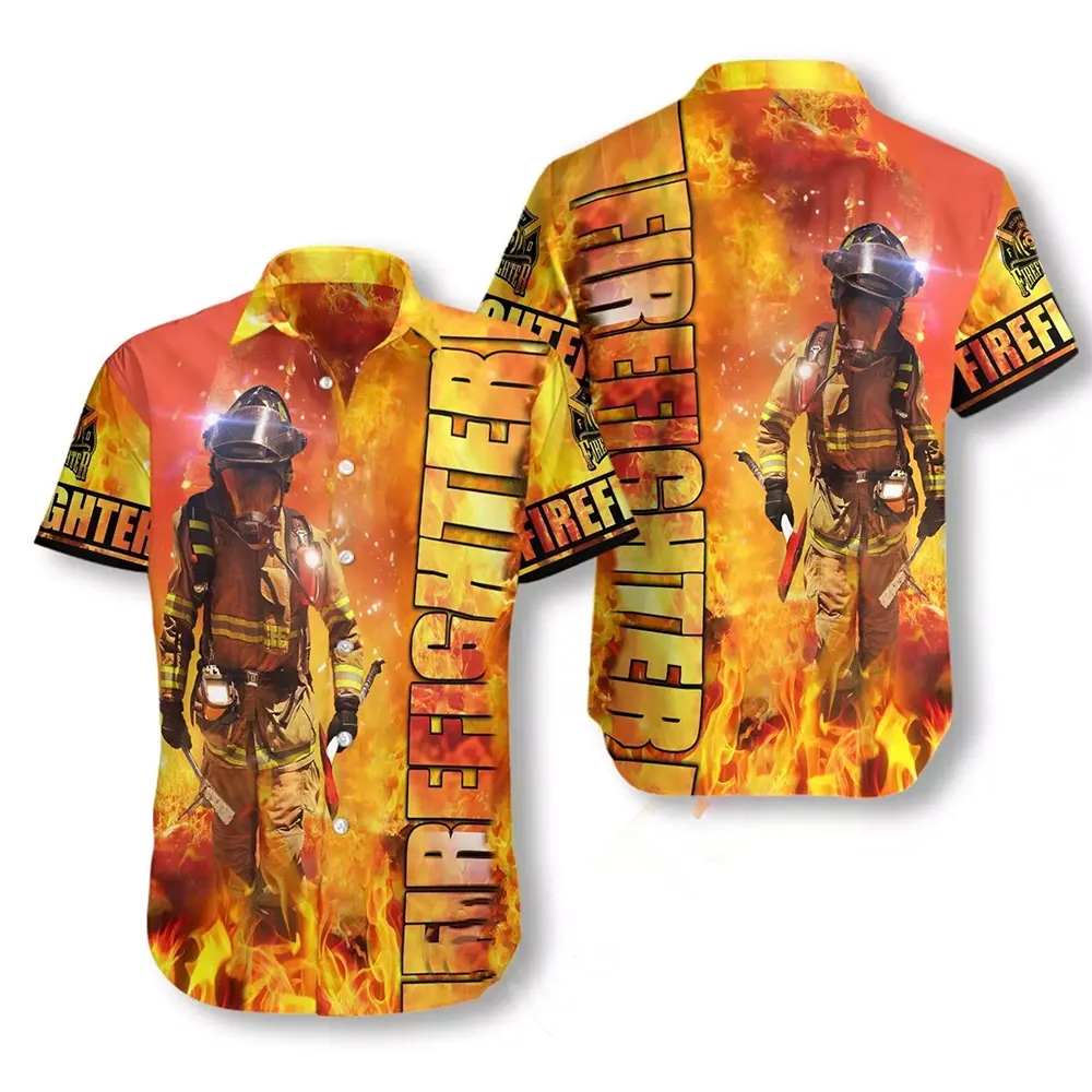 Firefighter Hawaiian shirts