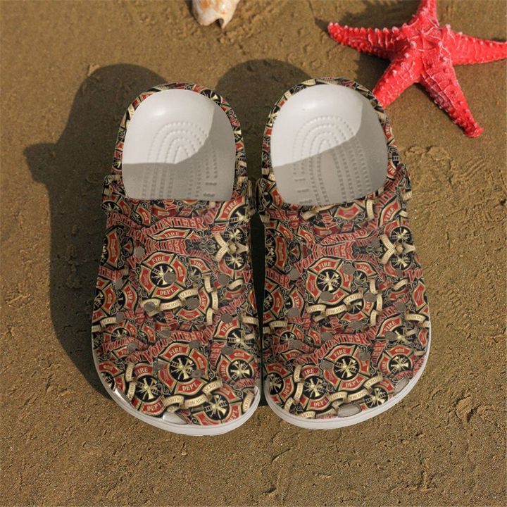 Firefighter Crocs Clog Shoes