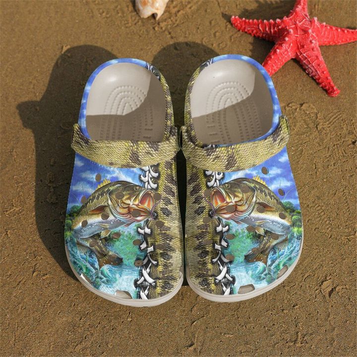 Fishing Baech Crocs Clog Shoes