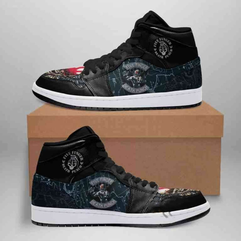 Five Finger Death Punch Custom Air Jordan Shoes
