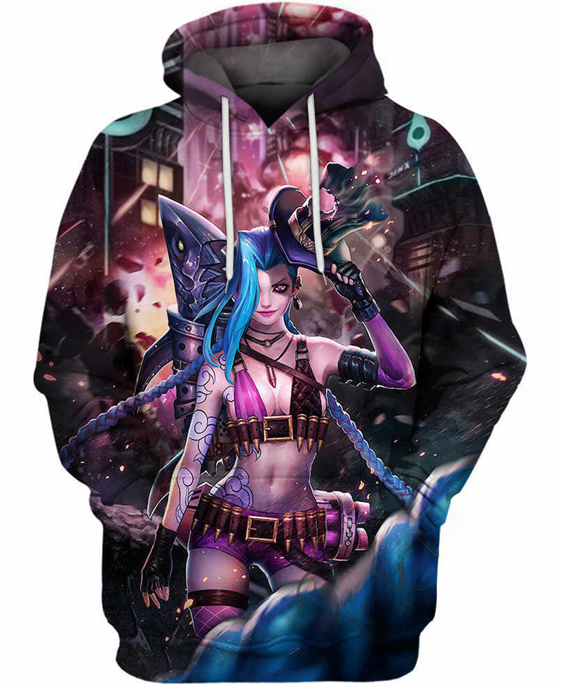 Flame Chompers Hoodie 3D