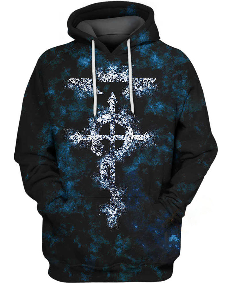 Flamel?s Cross Hoodie 3D