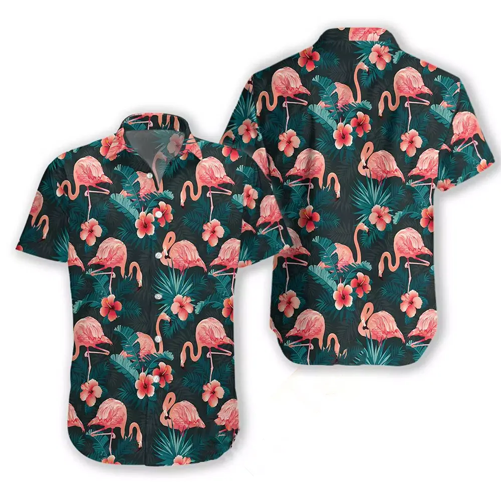 Flamingo 03 Hawaiian shirts
