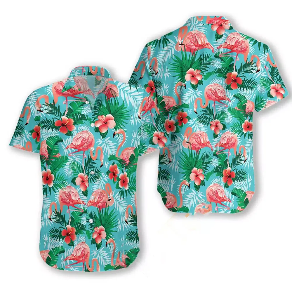 Flamingo 04 Hawaiian shirts