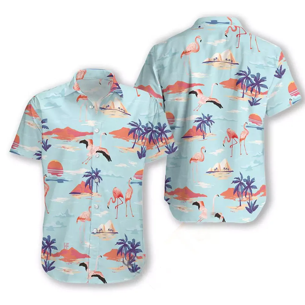 Flamingo 06 Hawaiian shirts