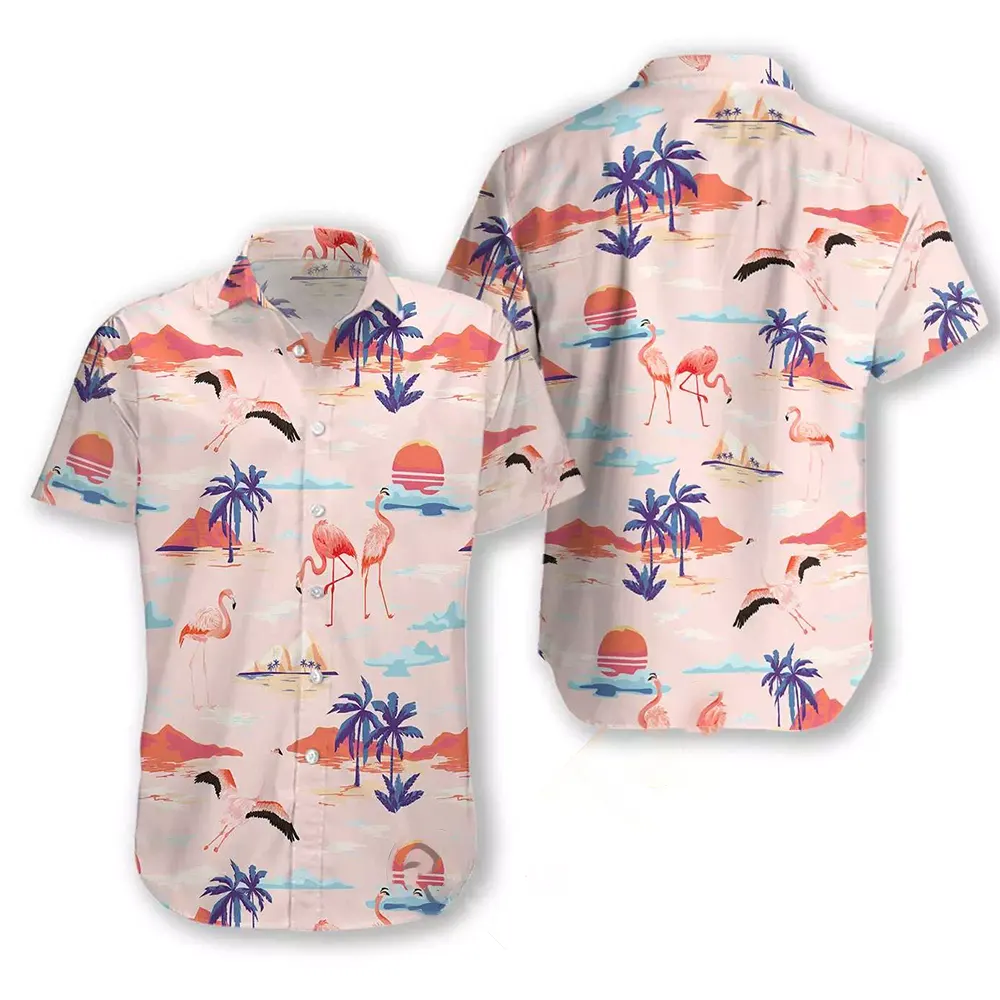 Flamingo 07 Hawaiian shirts