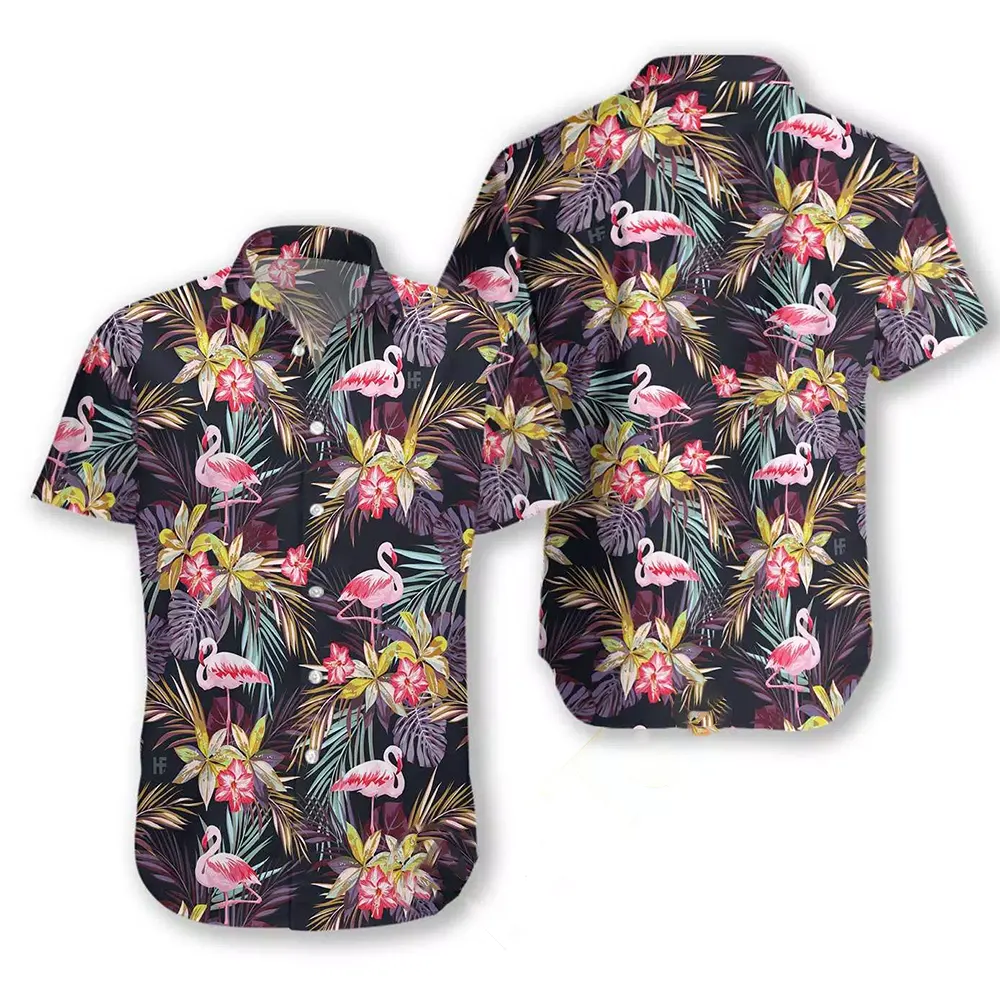 Flamingo 09 Hawaiian shirts