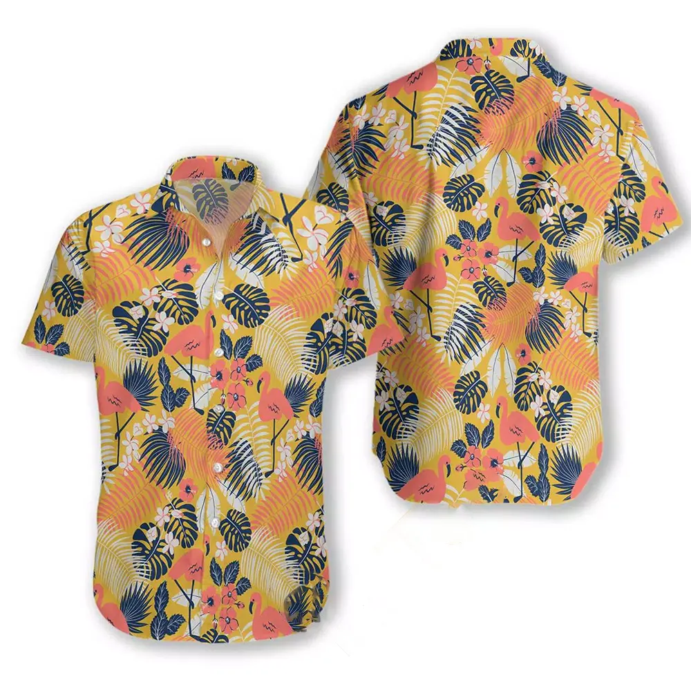 Flamingo Hawaiian shirts