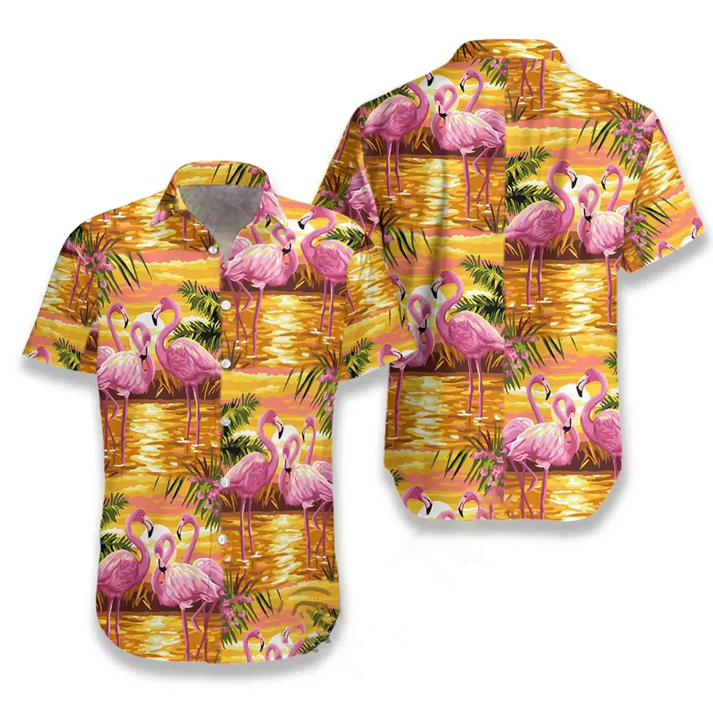 Flamingo Hawaiian shirts