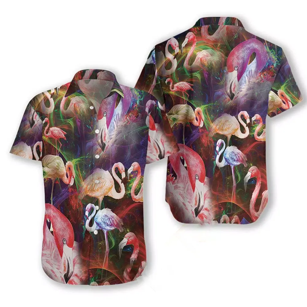 Flamingo Hawaiian shirts