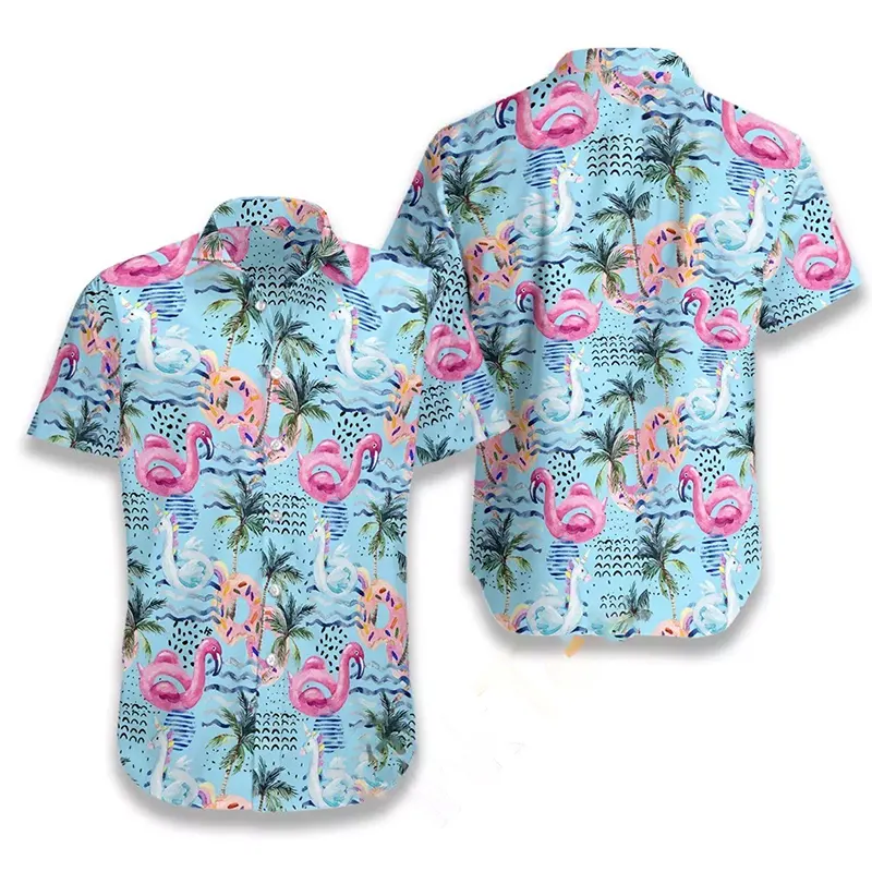 Flamingo Tropical 01 Hawaiian shirts