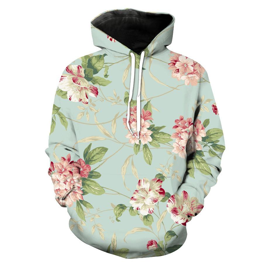Floral Cool Floral Flower Hoodie 3D