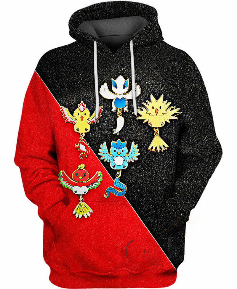Flying Pokemon Hoodie 3D