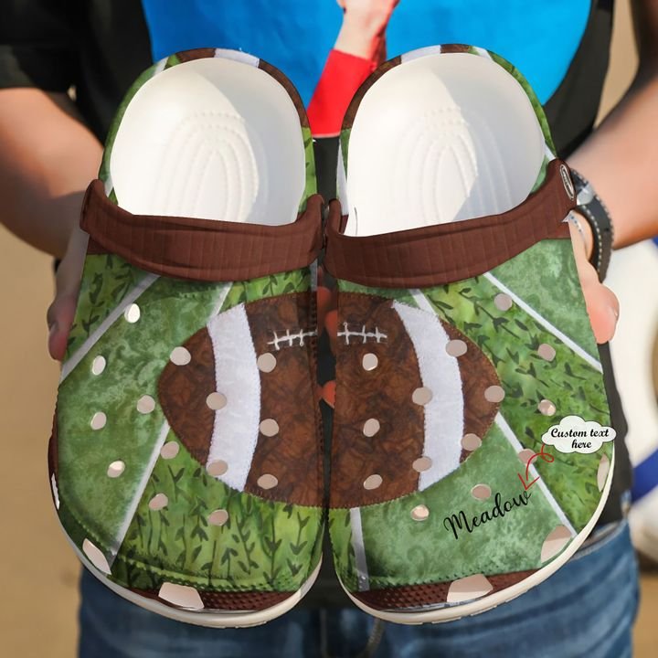 Football Personalized Lovely Ball Crocs Clog Shoes