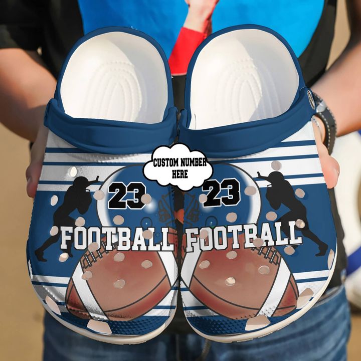 Football Personalized Lover Crocs Clog Shoes