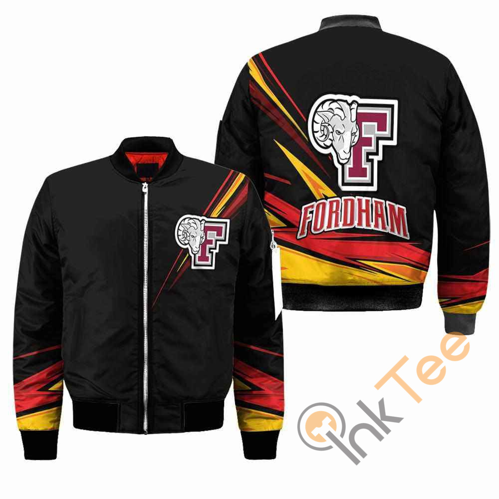 Fordham Rams NCAA Black Apparel Best Christmas Gift For Fans Bomber Jacket