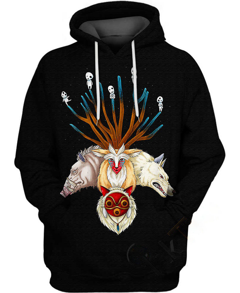 Forest Animals Hoodie 3D