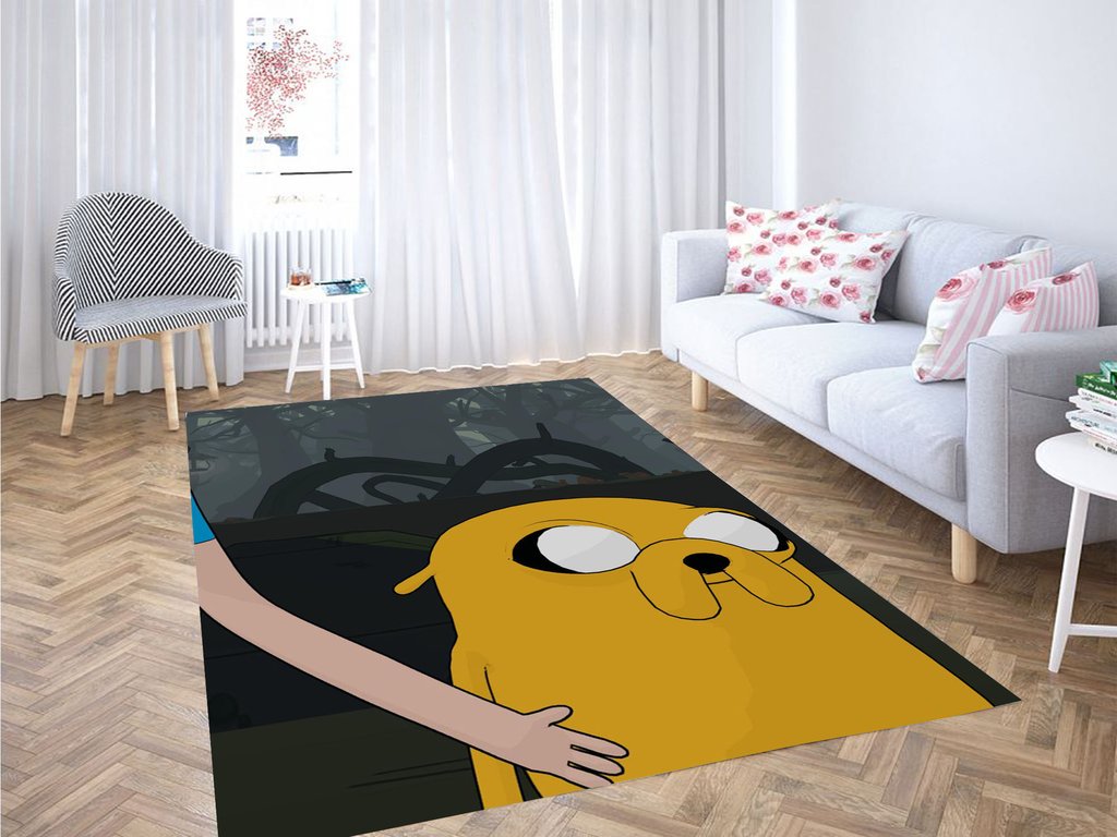 Forest Of Adventure Time Living Room Modern Carpet Rug