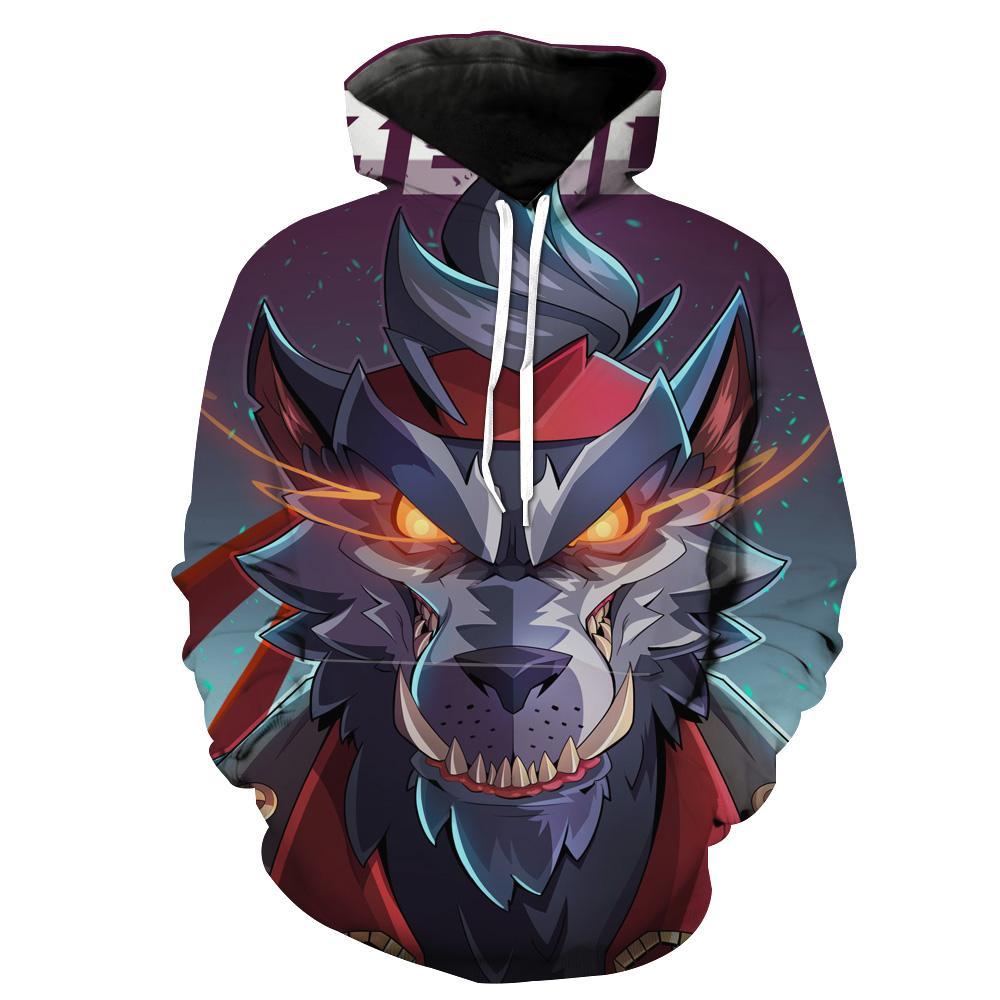 Fortnite Direwolf Skin Direwolf Fortnite Hoodie 3D