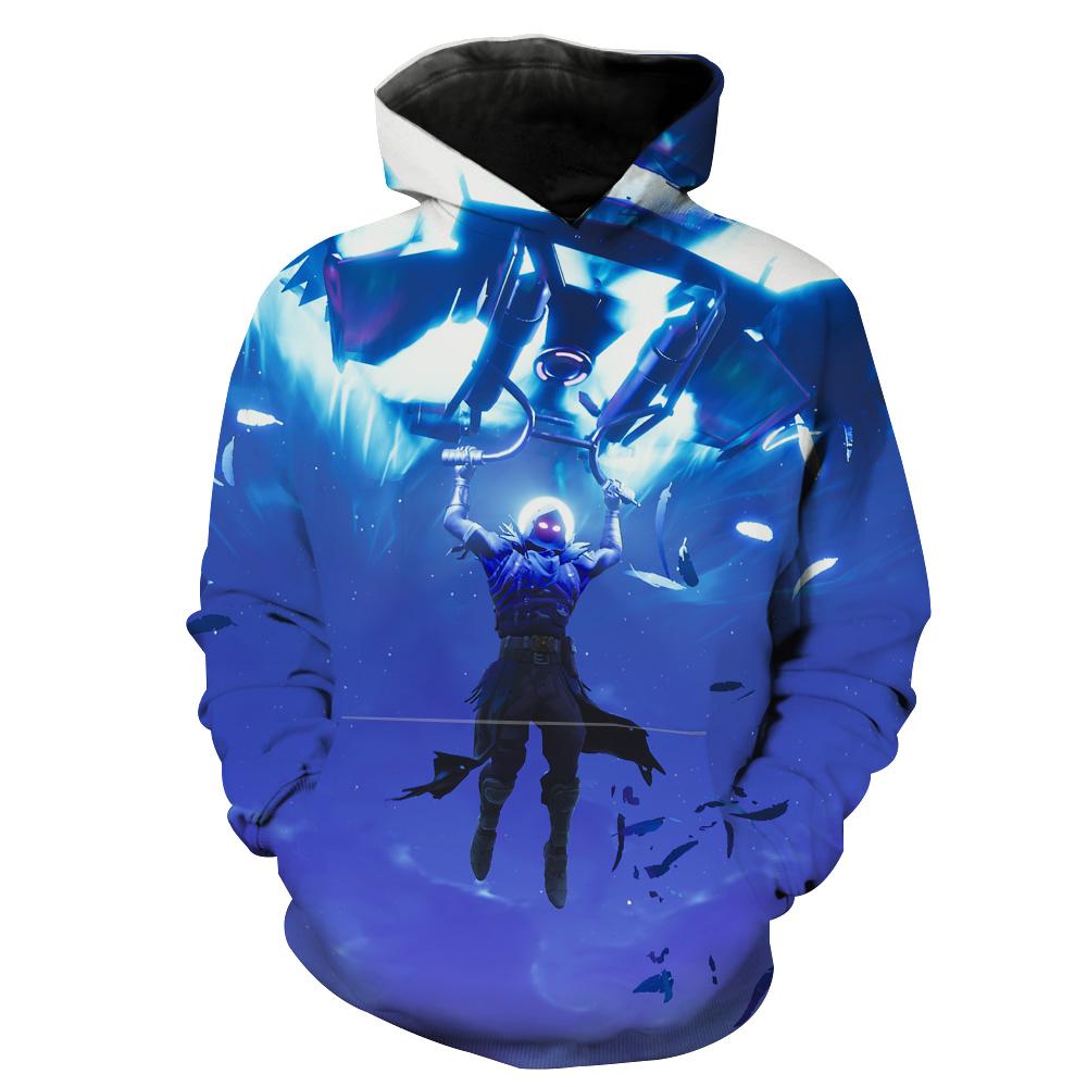 Fortnite Landing Raven Fortnite Hoodie 3D
