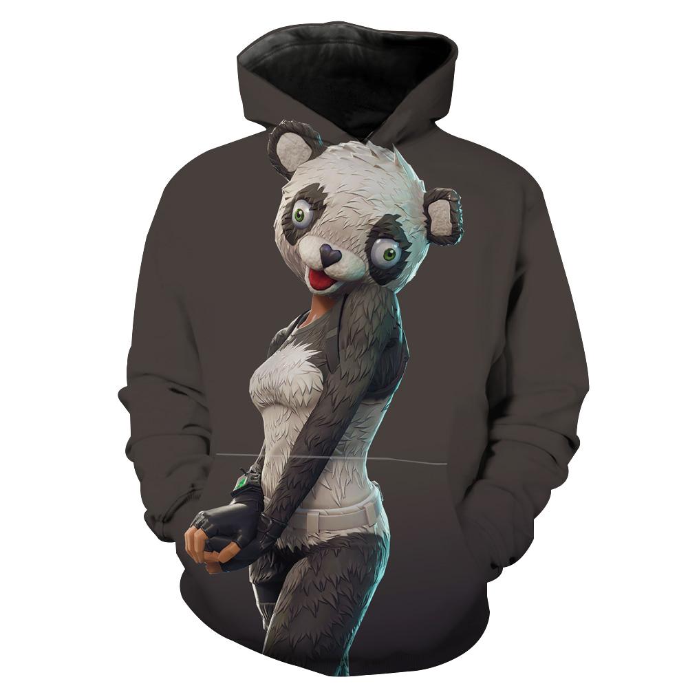 Fortnite Panda Skin Fortnite Battle Royale Hoodie 3D