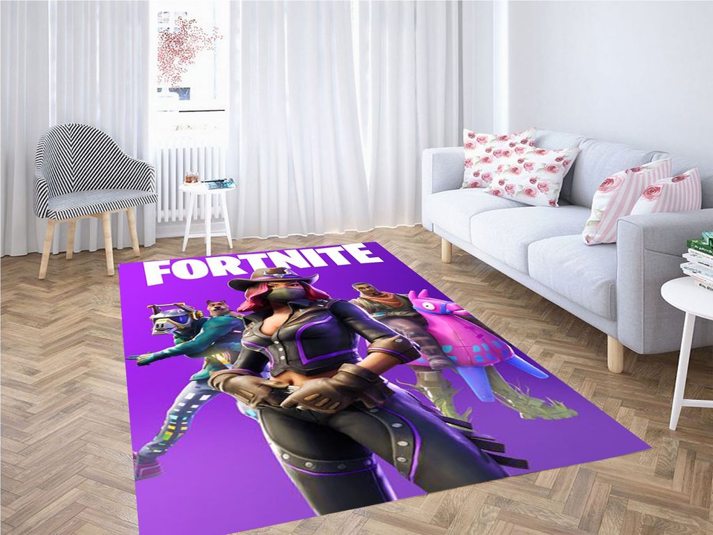 Fortnite Season Battle Pass Living Room Modern Carpet Rug