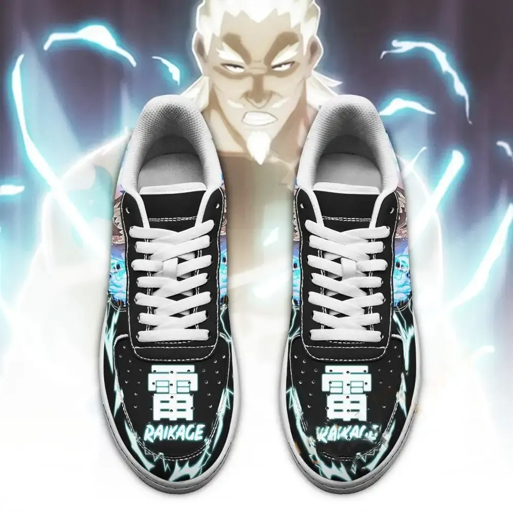 Fouth Raikage Custom Naruto Anime Amazon Nike Air Force Shoes