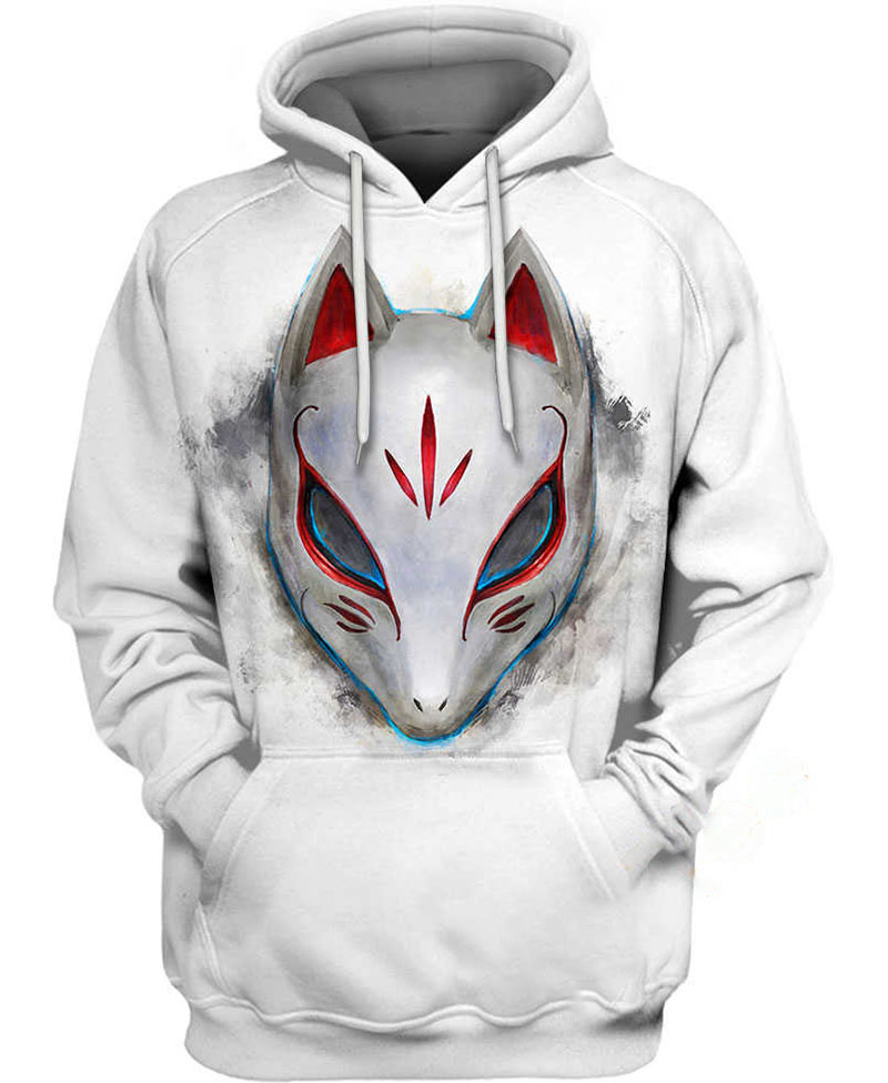 Fox Mask Persona Hoodie 3D
