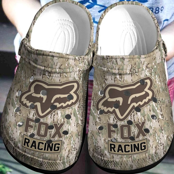 Unique Fox Racing Crocs Clog Shoes