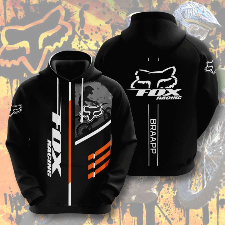 Fox Racing Custom Hoodie 3D