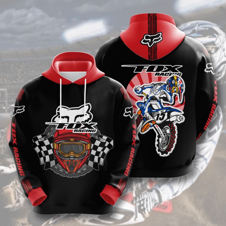 Fox Racing Custom Hoodie 3D