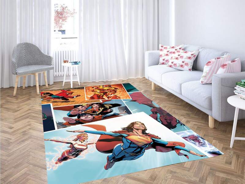 Framing Dc Comics Carpet Rug