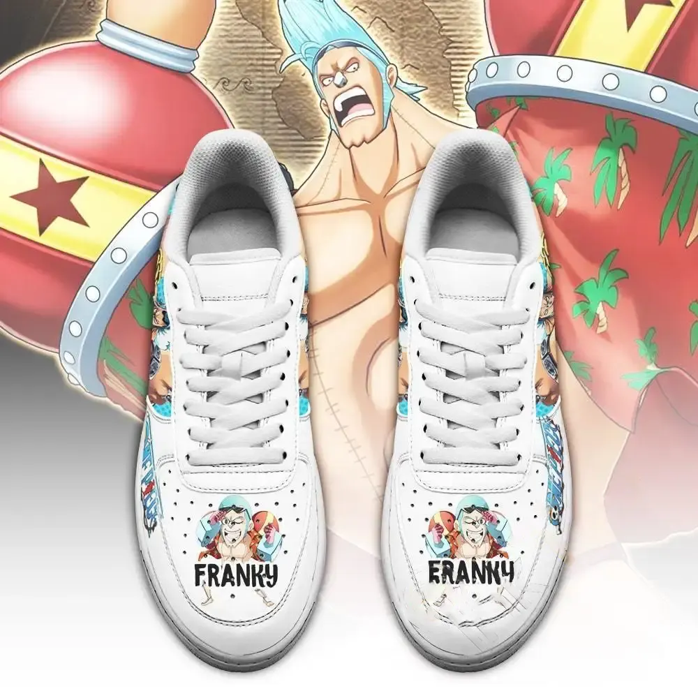 Franky Custom One Piece Anime Fan Amazon Nike Air Force Shoes