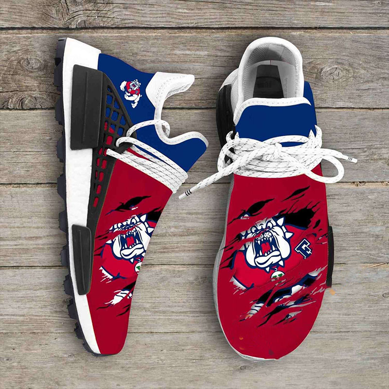 Fresno State Bulldogs Ncaa Sport Teams NMD Human Shoes