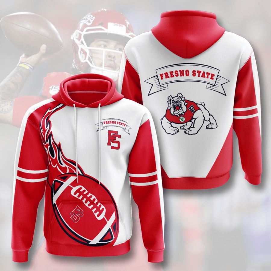 Fresno State Bulldogs Custom Hoodie 3D