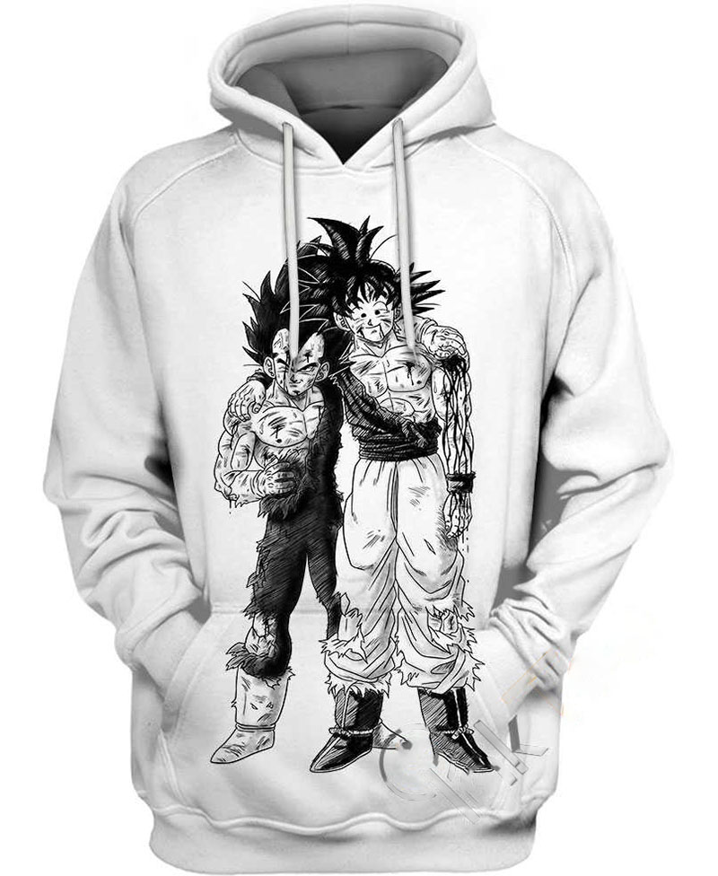 Friends In The War Dragon Ball Hoodie 3D
