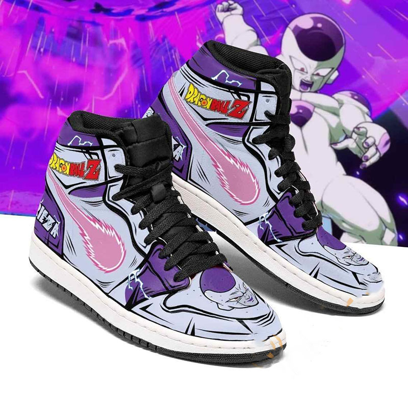 Frieza Dragon Ball Z Anime Sneakers Air Jordan Shoes