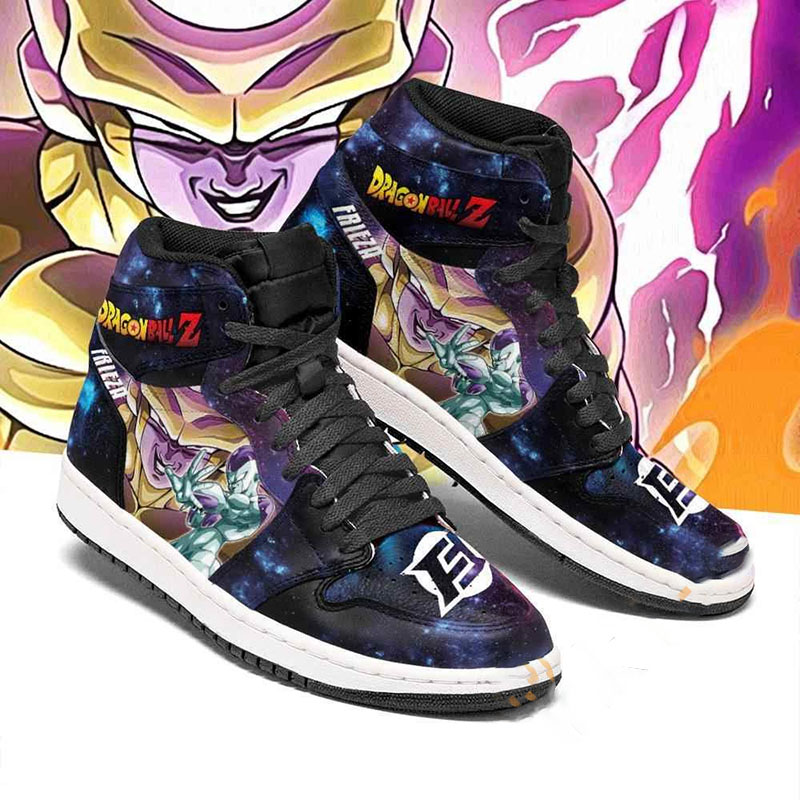 Frieza Galaxy Dragon Ball Z Sneakers Anime Air Jordan Shoes