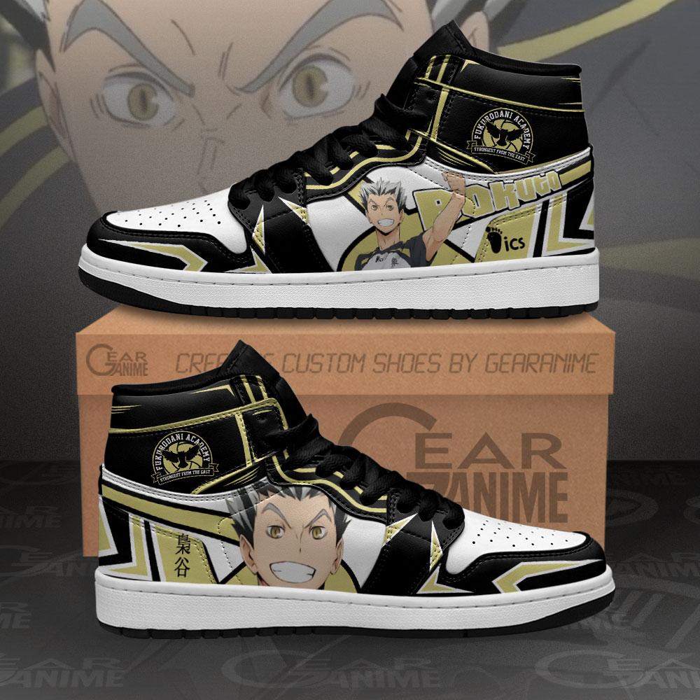 Fukurodani Bokuto Koutaro Sneakers Haikyuu Anime Air Jordan Shoes