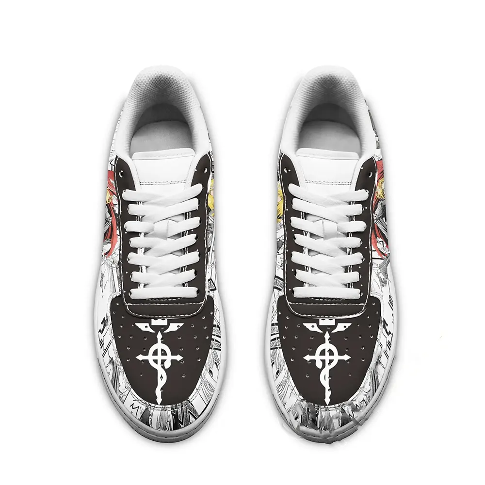 Fullmetal Alchemist Anime Mixed Manga Style Amazon Nike Air Force Shoes