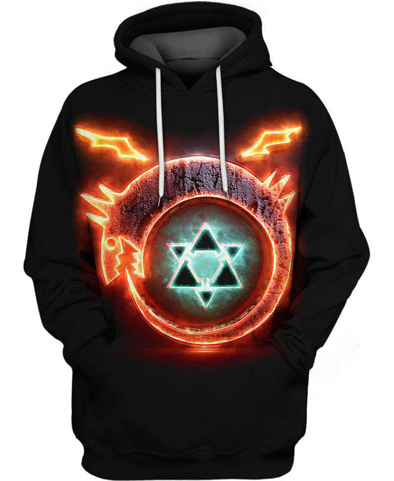 Fullmetal Alchemist Power Hoodie 3D