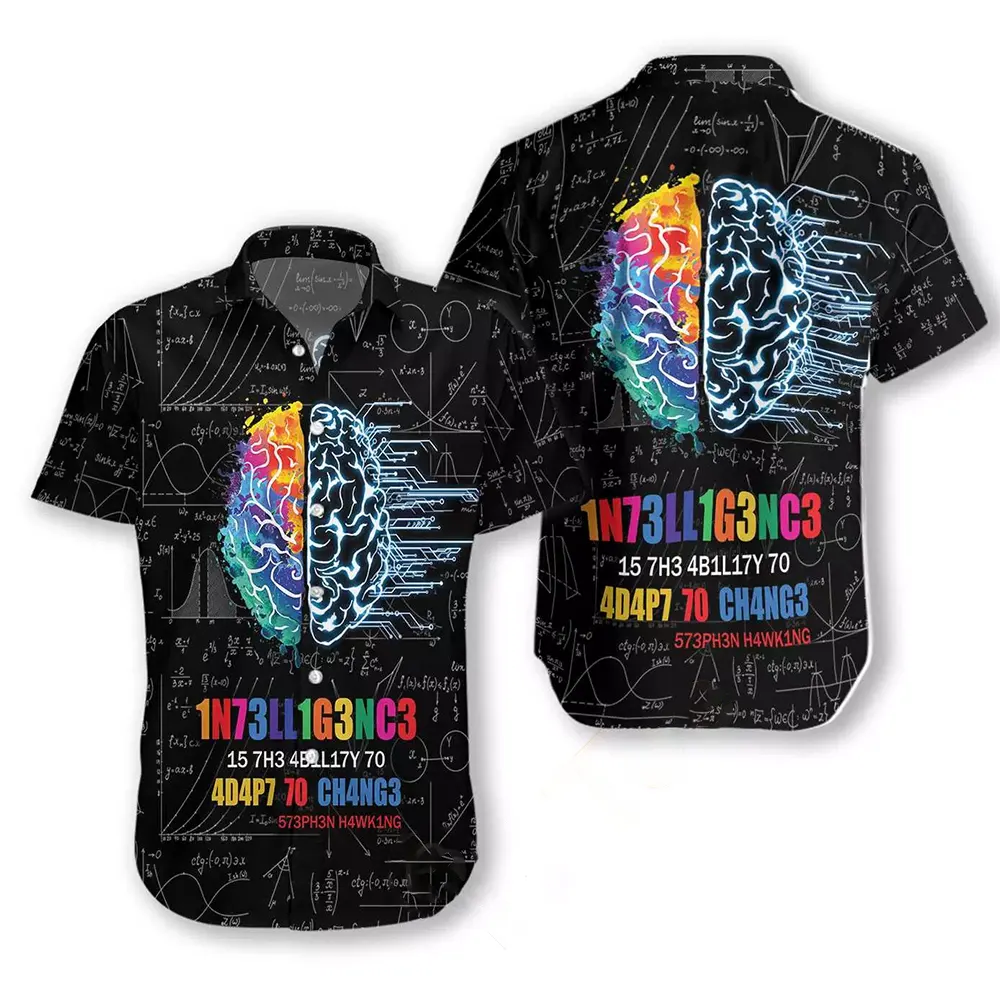 Funny Intelligence Hawaiian shirts
