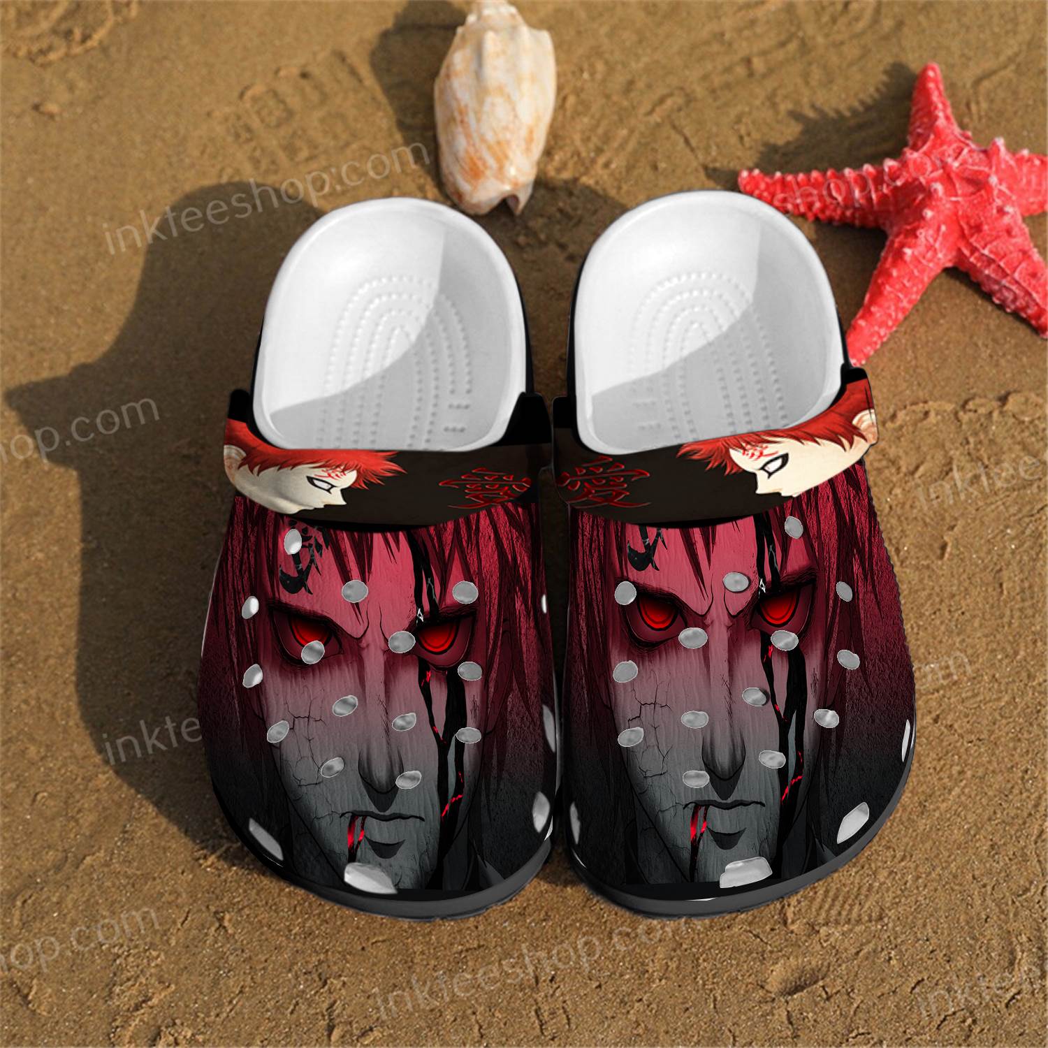 Gaara Anime Crocs Clog Shoes