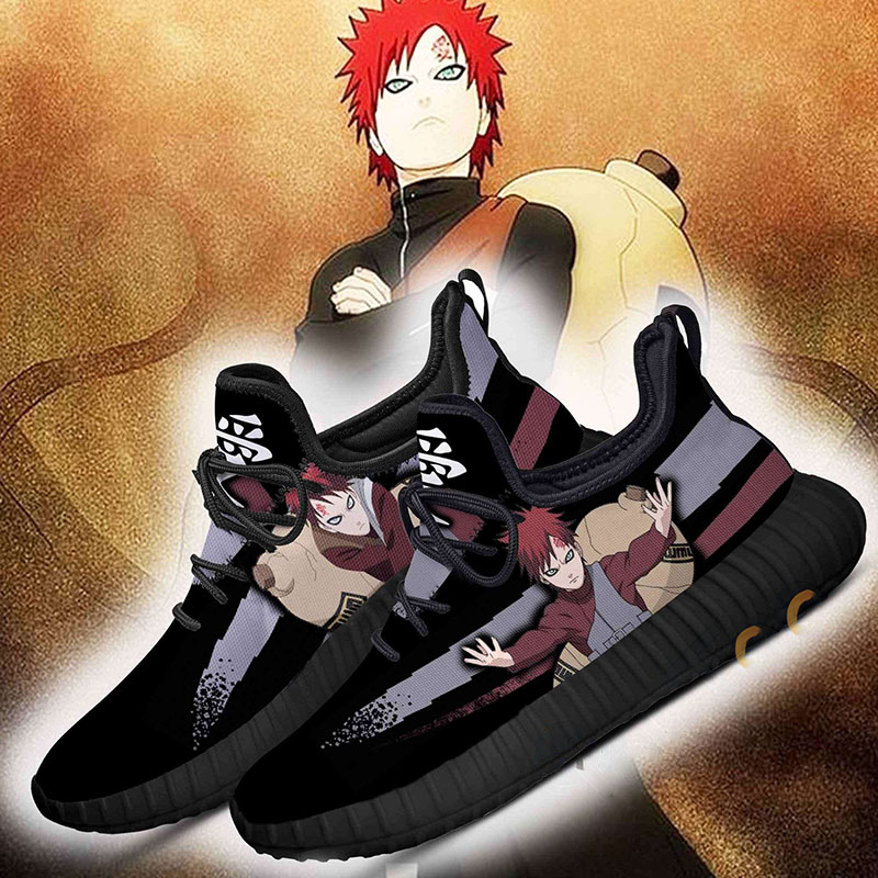 Gaara Jutsu Naruto Anime Reze Shoes