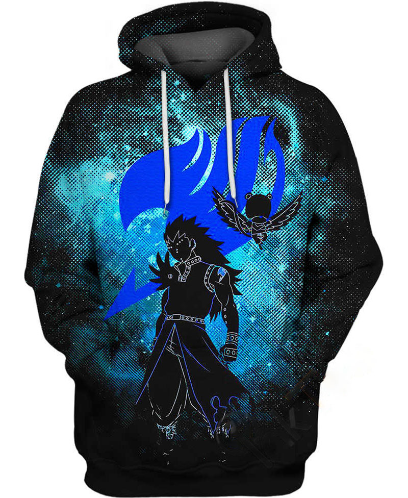 Gajeel Redfox Galaxy Warrior Hoodie 3D