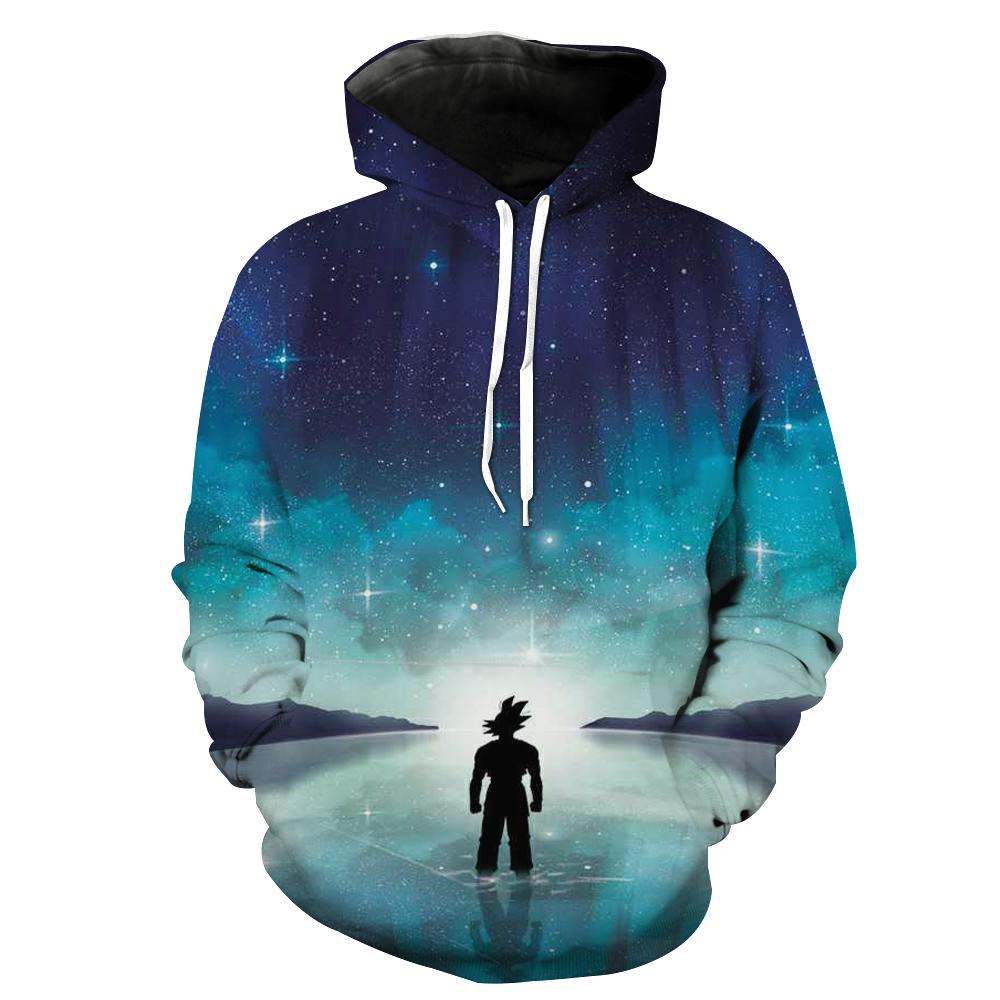 Galaxy Goku Dragon Ball Galaxy Space Hoodie 3D